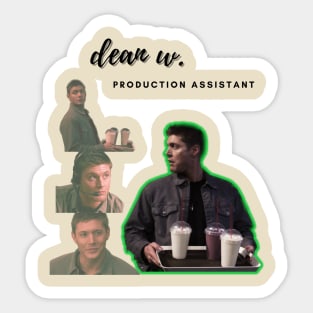 PA Dean Winchester T-Shirts Sticker